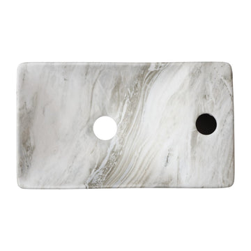 Felix 15 in. W x 8 in. D Modern Wall Mounted Rectangular Ceramic Mini Sink